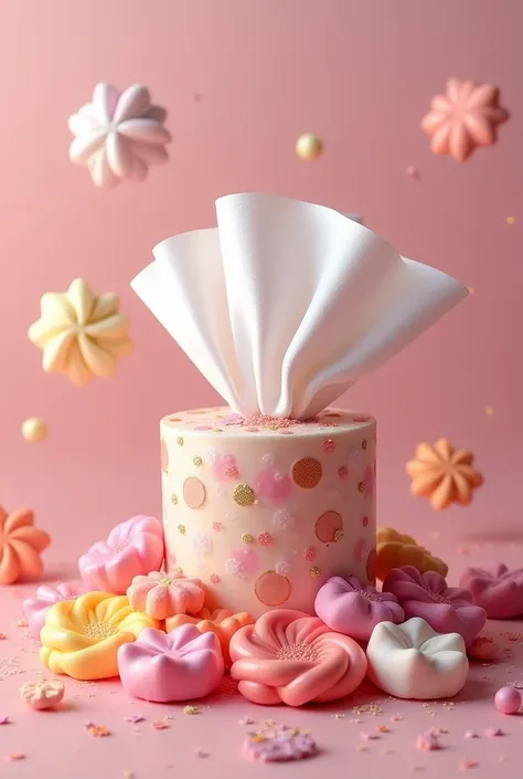 Tissues that are candy-like, come in a variety of flavors.