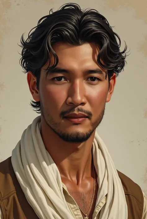 Potrait, young arabian man. 