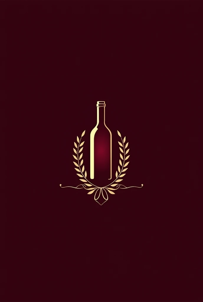 Logo: A wine bottle or glass with a sophisticated design, using rich colors like burgundy and gold.