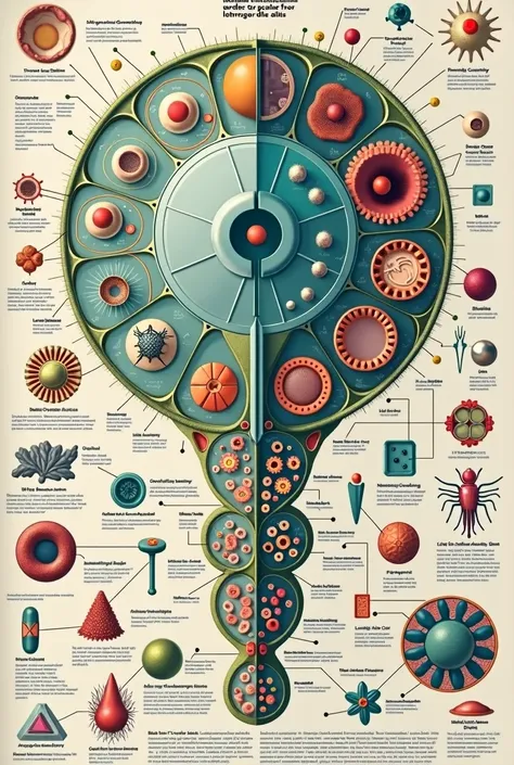 The design of the cells (autotrophs and heterotrophs of all kingdoms with organelles and size), descriptive memorial defining each kingdom and each organism represented, and defining the function and composition of each organelle of each cell representativ...