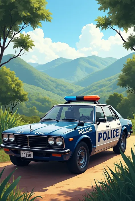 Draw the Mato Grosso police car 