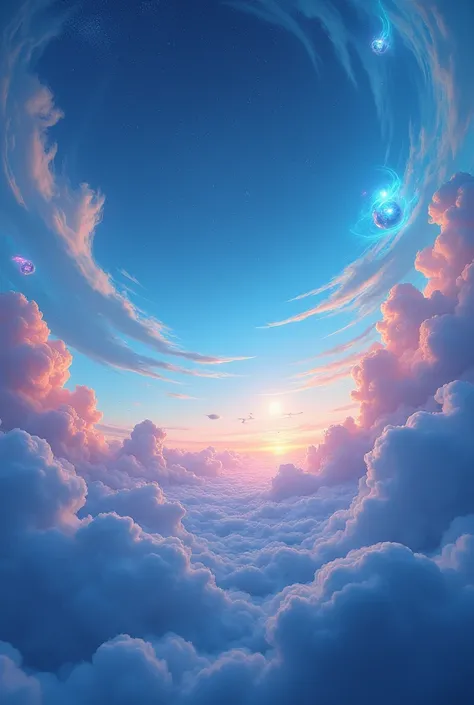 (Highly detailed CG Unity 8k wallpaper), In the sky、Mysterious、Fantasy
