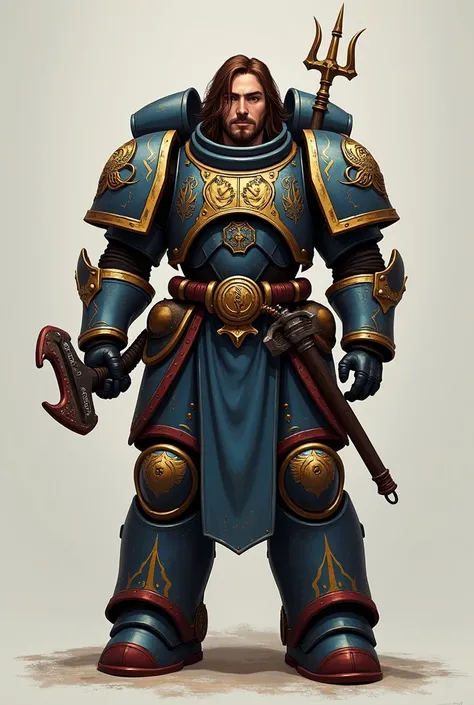 A Warhammer 40,000
Character name: Sergey "Trident" Svyatoslavych

Faction: Astra Militarum or Space Marines (Orders Loyalty to the Emperor).

Origin: The character comes from a lost colony planet that has preserved ancient traditions and culture that orig...