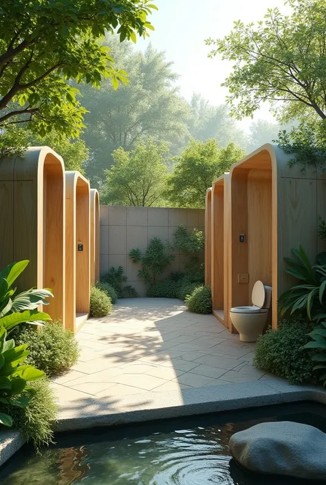 Naturally beautiful toilets, healthy water shops