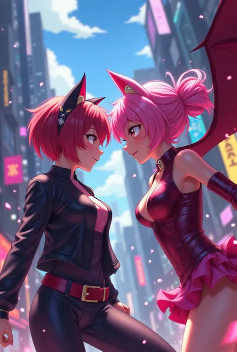 Amy and Rouge (anime style)