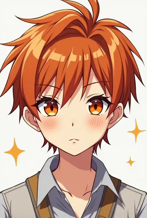 Icon illustration creation。
Whole body、Hairstyle and hair color are like Ryosuke Yamada&#39;s、Orange eyes