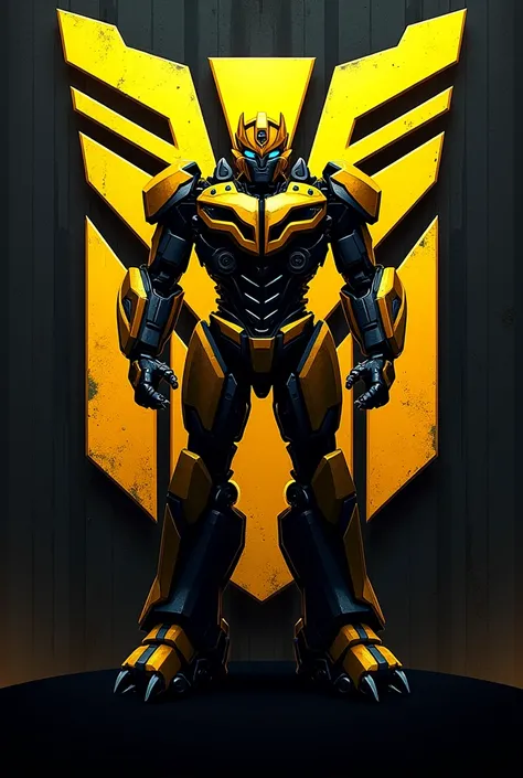 Design da logo do bumblebee (transformers) bravo