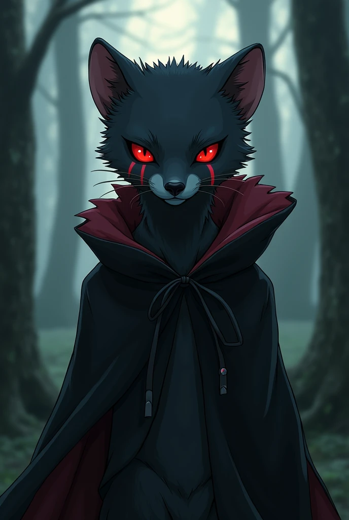 An anime weasel resembling itachi
