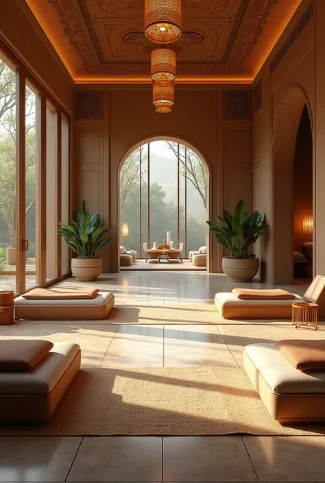 Spa area for Sallon and spa interior design
( ayurvedic theme)
Without any human in the picture 