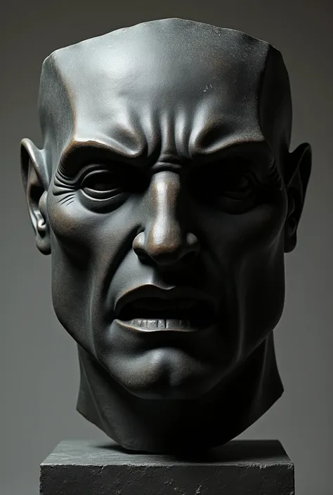 Dark face sculture Style grece
