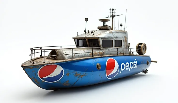 For the thumbnail prompt:

"Create a visually engaging thumbnail featuring a Pepsi can boat made from recycled materials, showcasing intricate details like railings, antennas, and a satellite dish on the roof. Highlight the blue Pepsi branding, the sleek d...