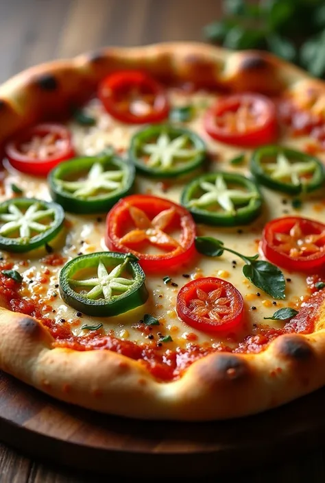 generate a onion capsicum indian pizza 