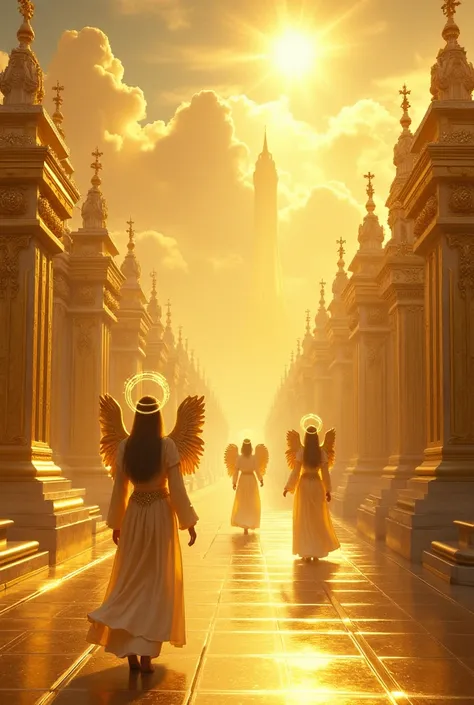 Golden streets of heaven