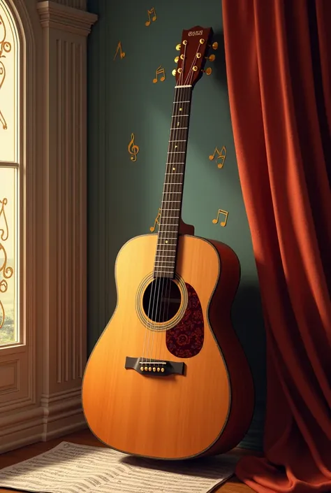 Make me a wallpaper in a classical Music Theme
Guitar