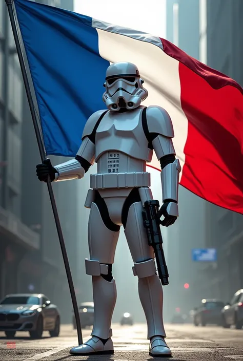 Stormtrooper avec le drapeau français 