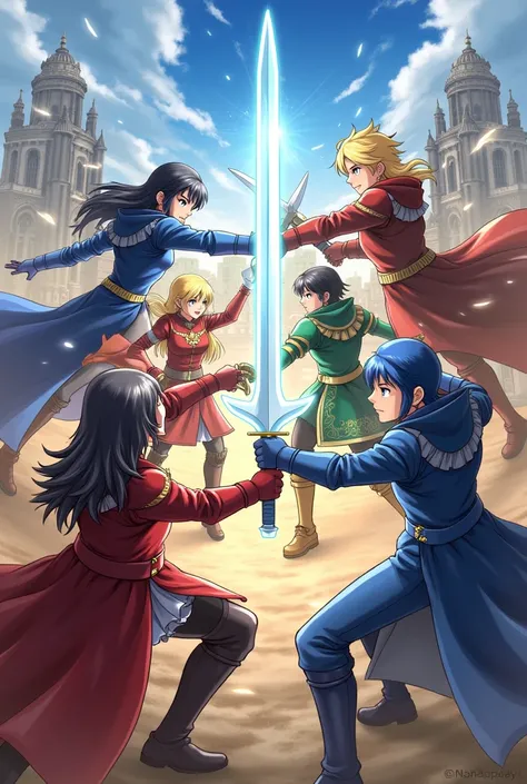 In Smash Bros for Nintendo 3DS an epic battle will take place where Lucina, Robin de Fire Emblem Awakening, and a Mii with the appearance of Chrom also from Fire Emblem Awakening, They will face Marth, Ike y Roy de Fire Emblem. 