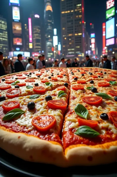 The biggest pizza in the world