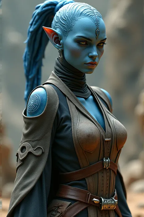 Aayla Secura (played by Amy Allen)