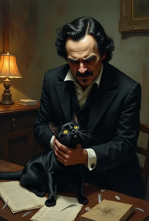 Edgar Allanpoe killing the black cat