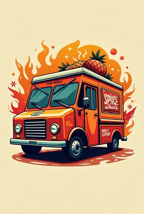 Logo for spice on wheels
