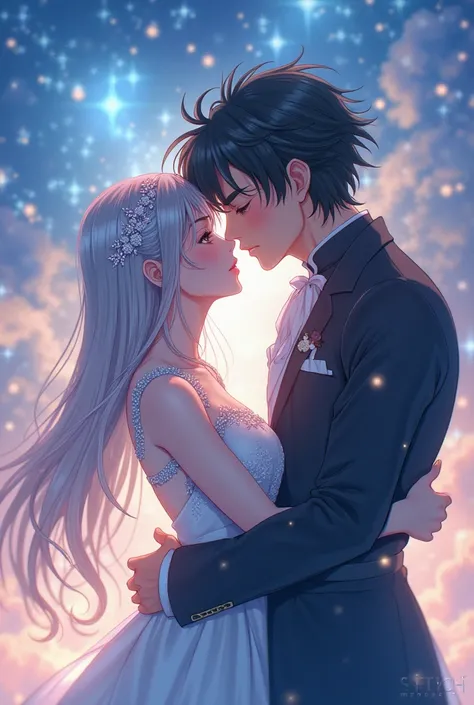 Princess serenity kisses Seiya kou 