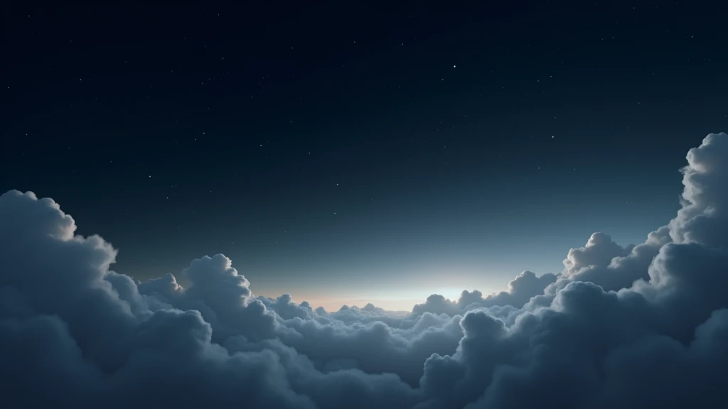 no human, no people, sky, night, clouds, peace