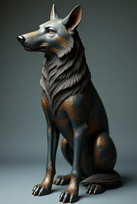 Perfume shaped like a wolf, but leaves the characteristics of a normal perfume
