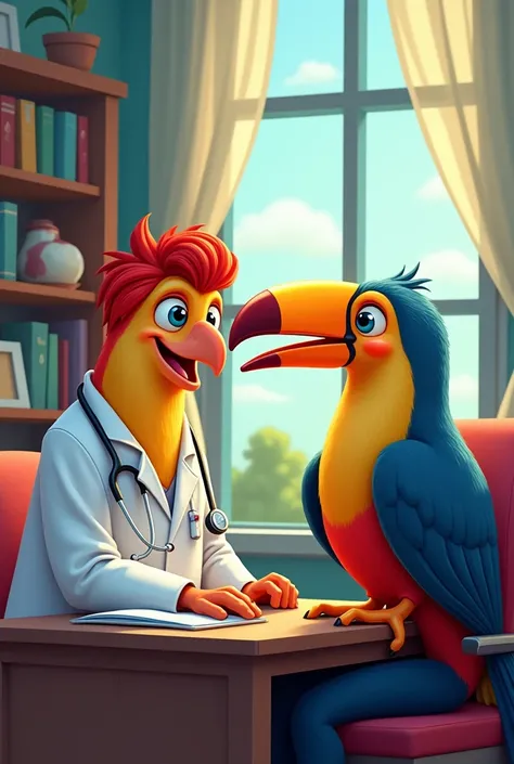 Toucan ophthalmologist 
