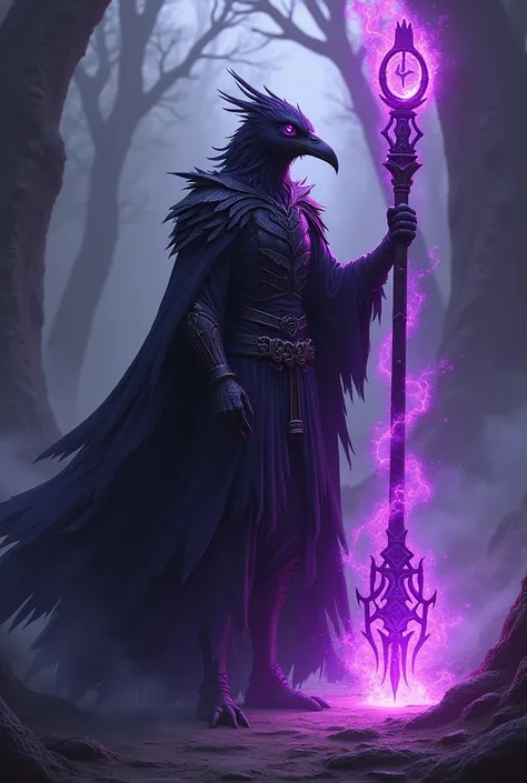 Tokoyami no tsue , purple aura 