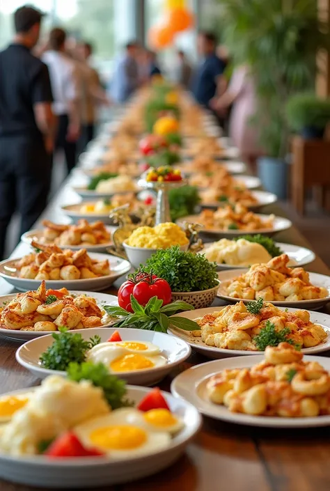 Photo of the reception table for World Egg Day