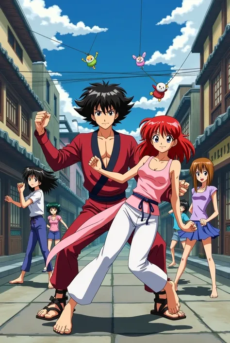 Create an image from the anime ranma 1/2