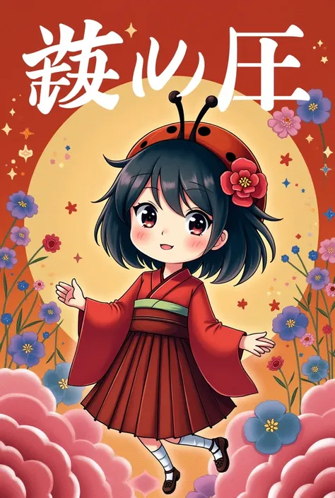 Japanese ladybug manga cover with title, title and everything