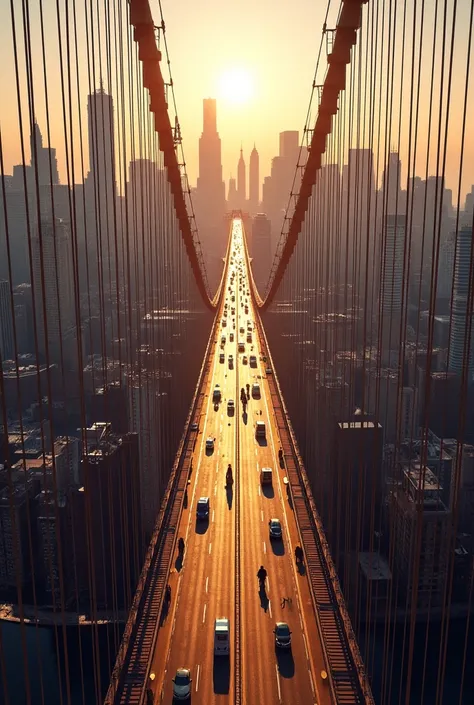 a city during the day from a brroklyn bridge