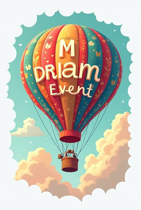 Logo balloon designer avec le nom "mx dream event 