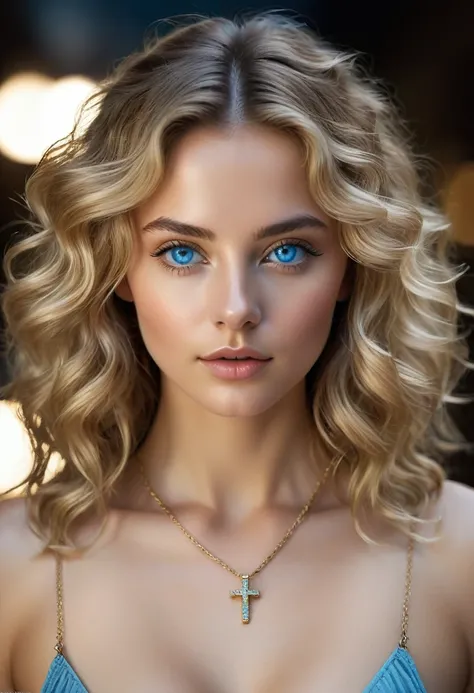 Uma bela mulher judia com uma sobrancelha espessa e espessa e um fine nose e. Thick hair, concentrated, curly, crisp, .  without clothes . Ultra HD, The symmetrical face, photorealistic photography, path tracing, specular lighting, and the volumetric light...