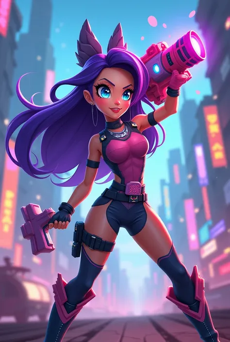 Gera uma imagem da personagem de Brawl Stars, Song