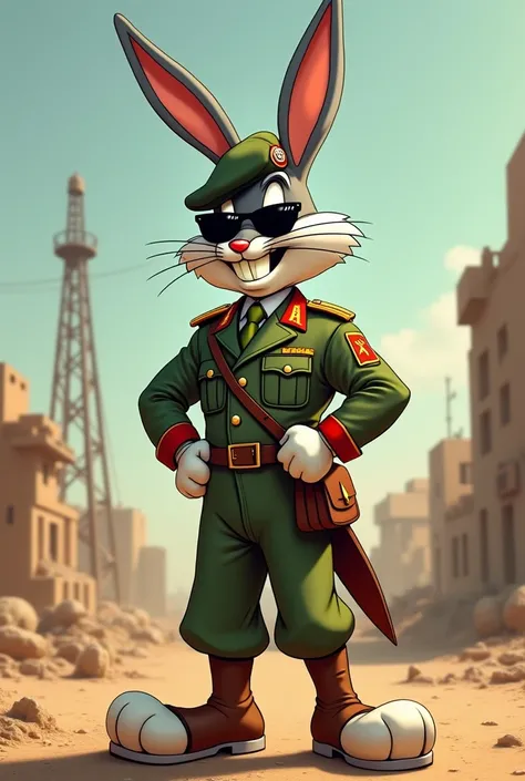 Bugs Bunny dressed as Saddam Hussein