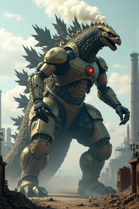 Mechagodzilla steampunk