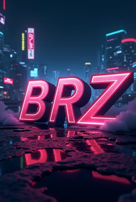 The letters BRZ in a cool gaming font with a cool background