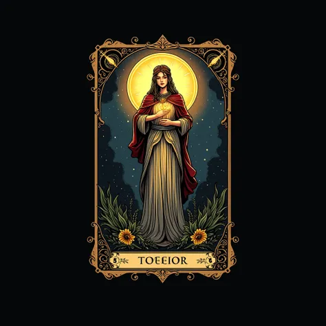 Make a simple tarot logo