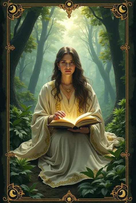 The Priestess tarot card reversed related to nature and energy