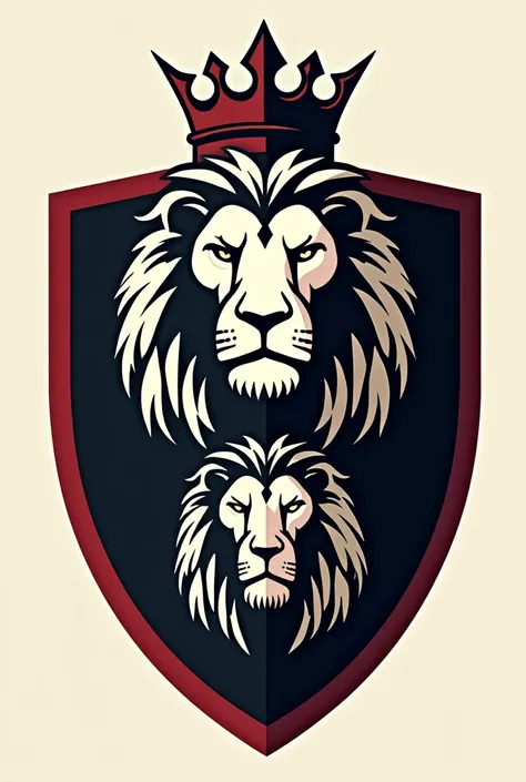 Football shield with lion , only the lion&#39;s face, I want another lion, the round one with another lion, a crown on the king&#39;s lion, the vectorized lion, now with the round shield and the team name written on the edge, Old Guard FC, I liked this one...