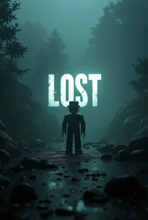 Create a photo with the logo"Lost" roblox