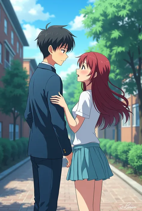 Original anime series about highschool romance 