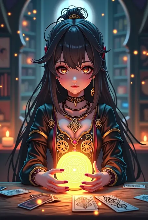 anime　fortune teller　female