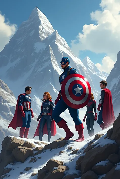 Captain America descends the mountain with his new friends, while Thor, Spider-Man and Black Widow discuss a rematch. Tony Stark is next door, already planning the next challenge with a smile on your face.* 




