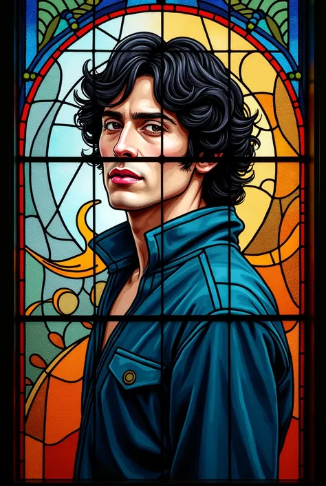 stained glass window by gustavo cerati puff
