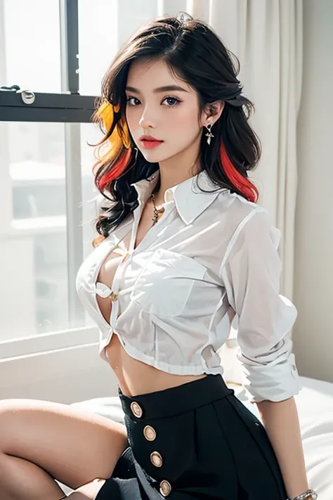 top quality, raw photo, highest quality image, 16k, full body, age 22, realistic, photorealistic,  beautiful asian woman, sexy, ...