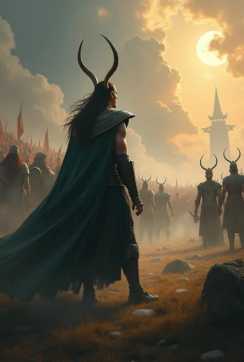 In Asgard, the gods prepared for their final battle. **Loki**, once the trickster and ally of the gods, now stood among their enemies, leading the giants and monsters in their rebellion against the Aesir.