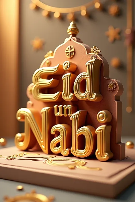 Eid un nabi words 3d and realistic